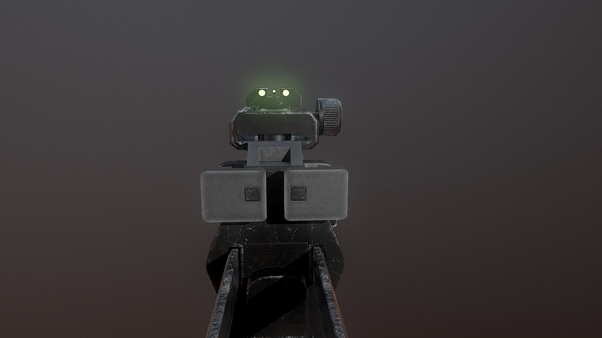 MP7 submachinegun 4K PBR Textures AAA Low-poly 3D model_6