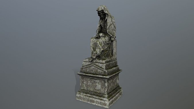 statue 1 Low-poly 3D model