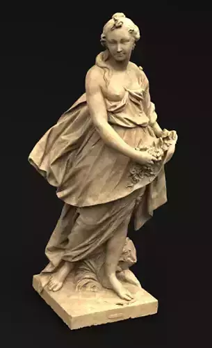 Flore Sculpture   3D model 3D print model