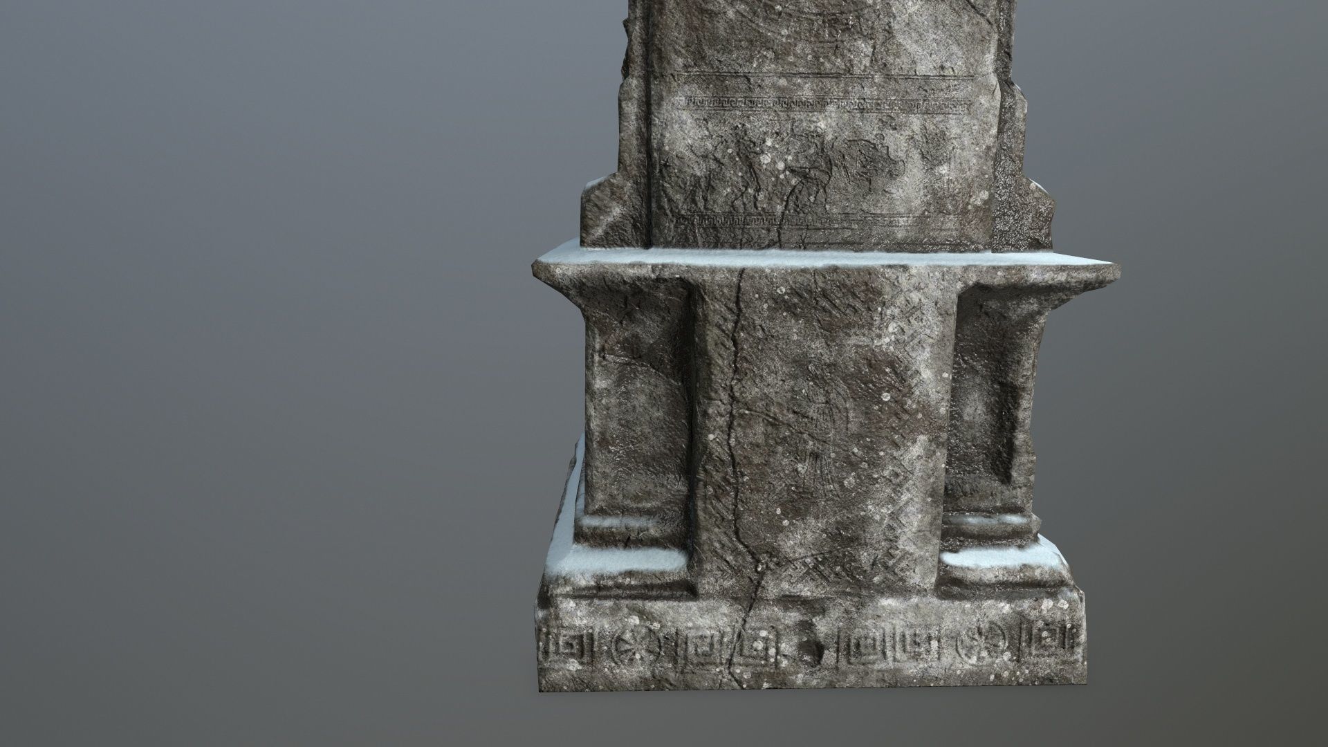 statue 1 Low-poly 3D model_13