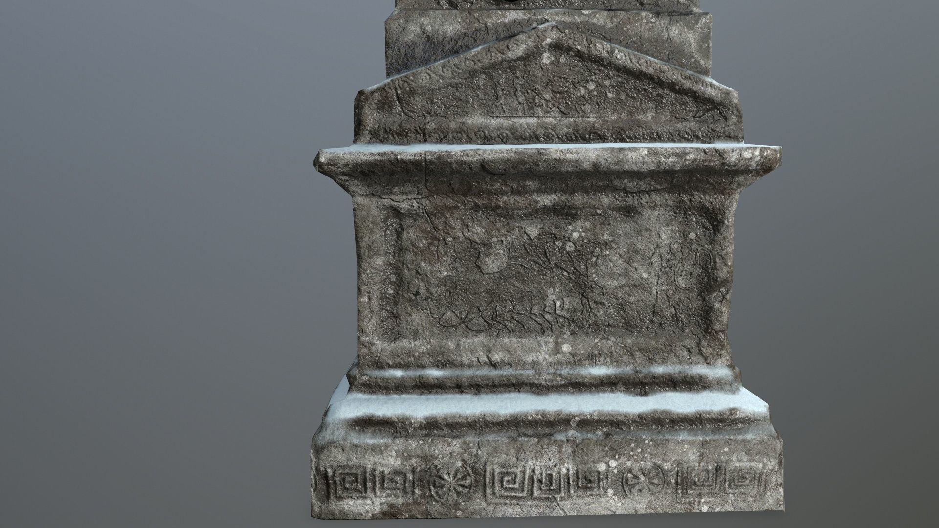 statue 1 Low-poly 3D model_11