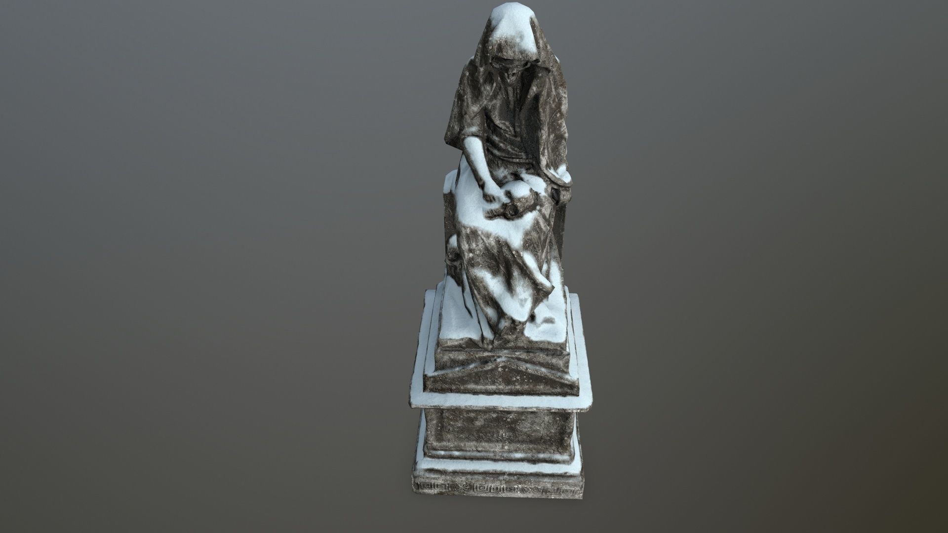 statue 1 Low-poly 3D model_15