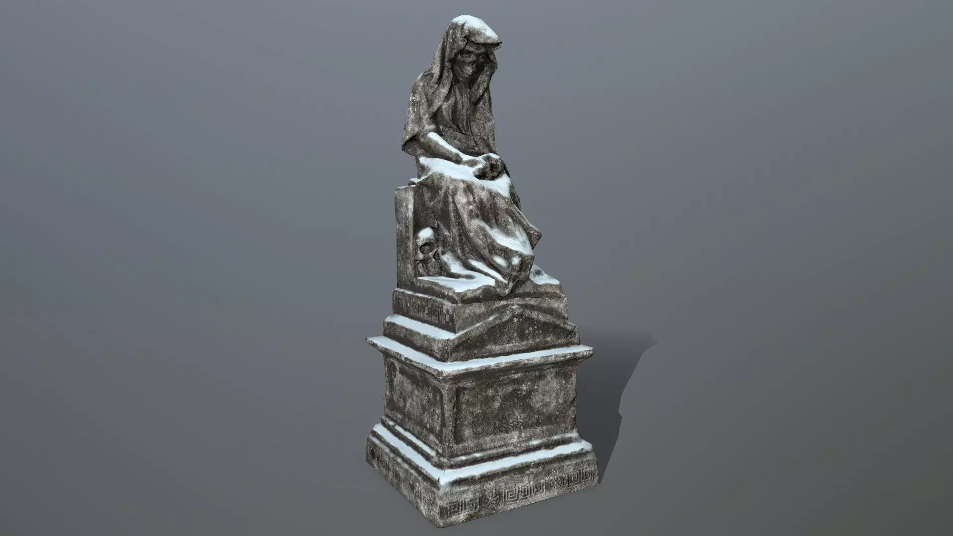 statue 1 Low-poly 3D model_0