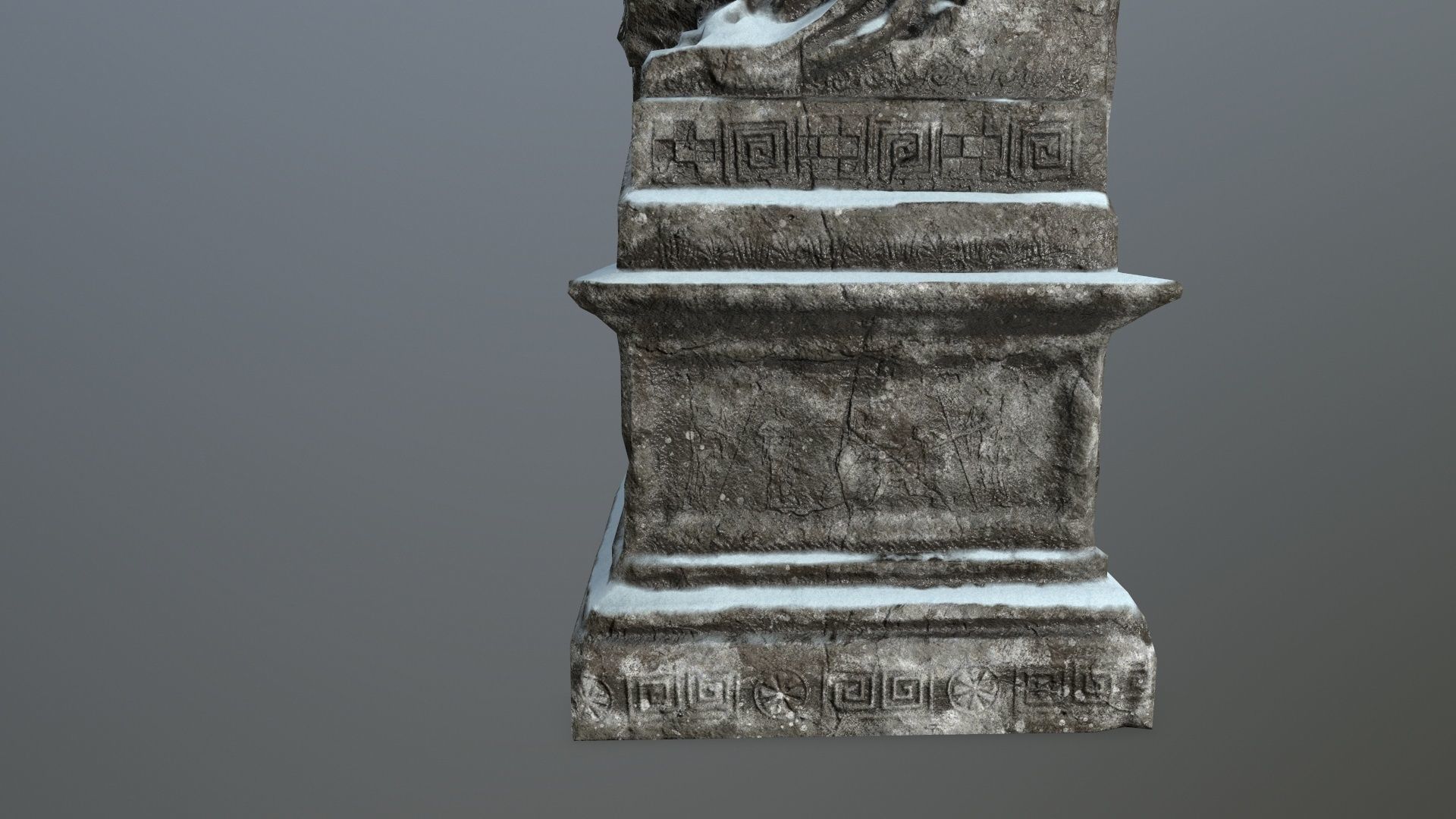 statue 1 Low-poly 3D model_14