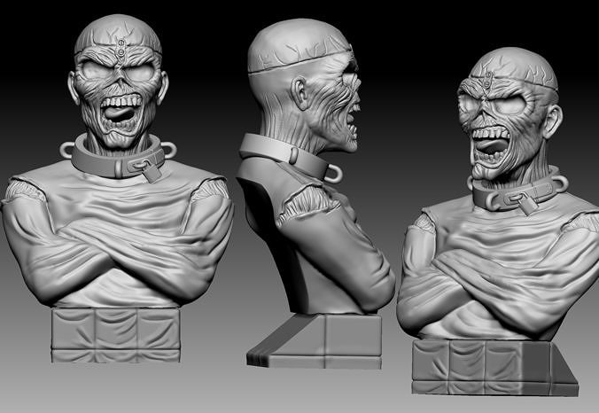 Iron Maiden - Piece Of Mind 3D print model