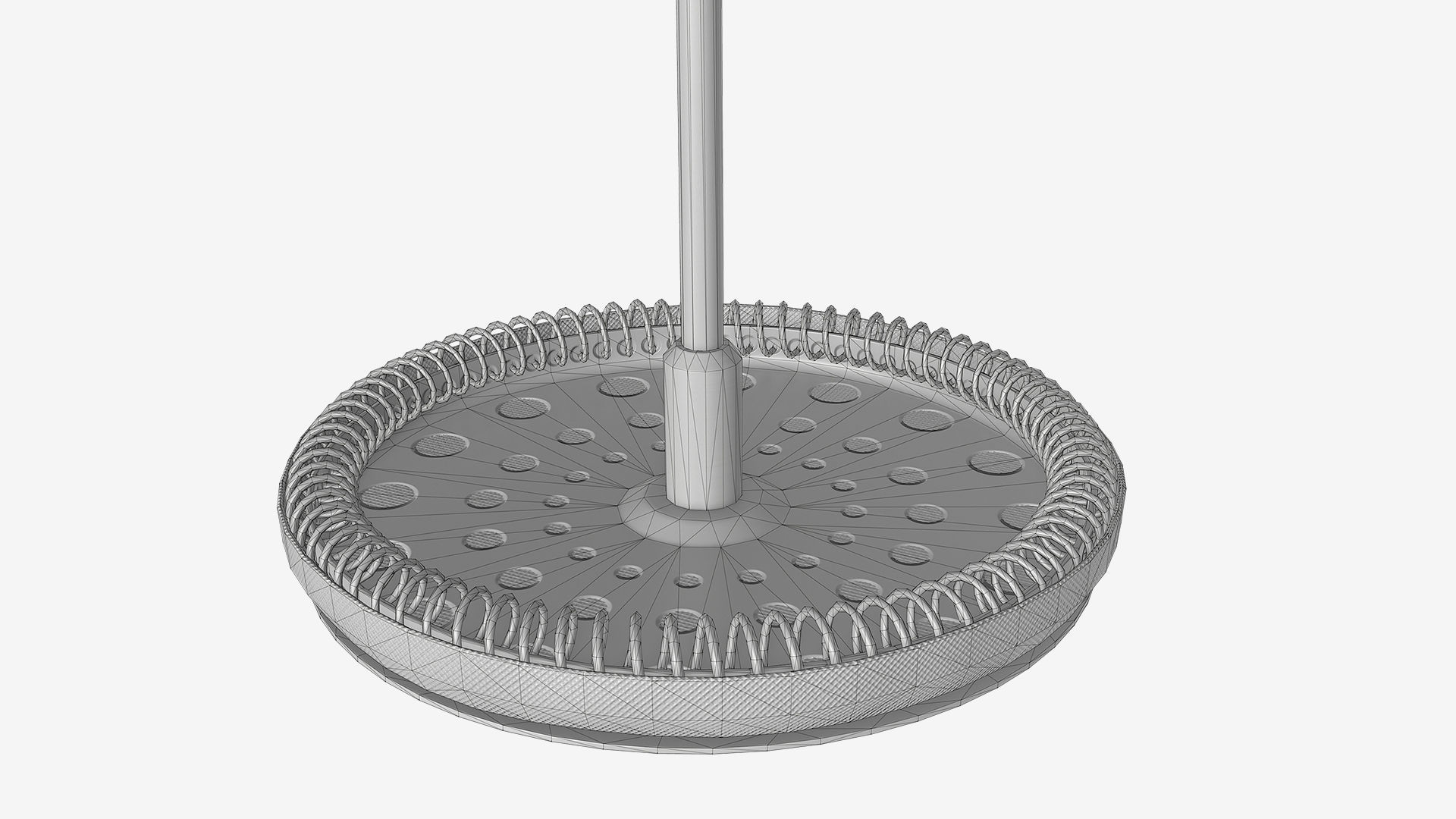 French press Low-poly 3D model_4