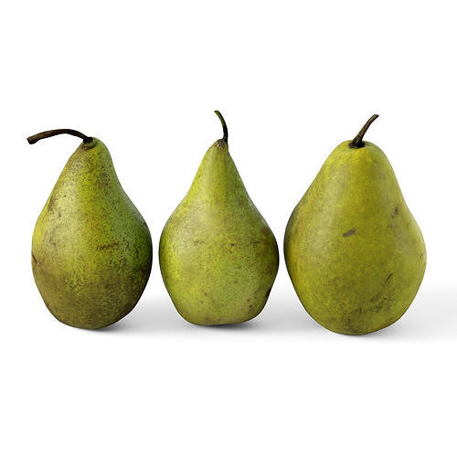 Pears 01 3D model 3
