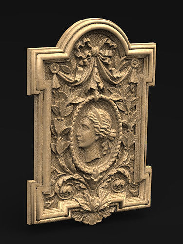 Decorative Marble 1   3D model 3D print model