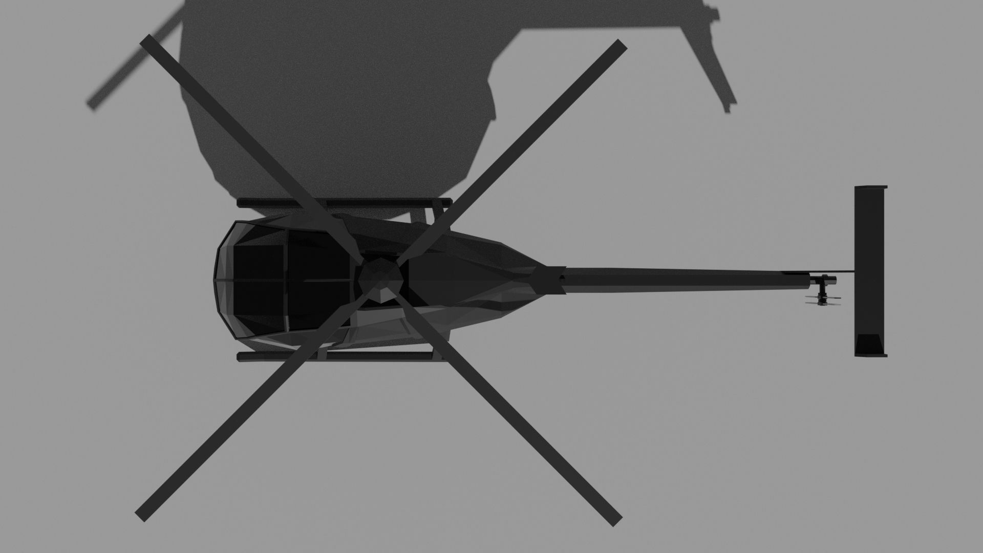 AH-6 Little Egg Low-poly 3D model_5