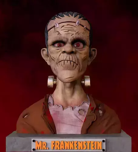 Frankenstein Bust