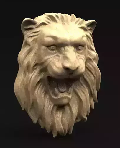 Lion Relief   3D model