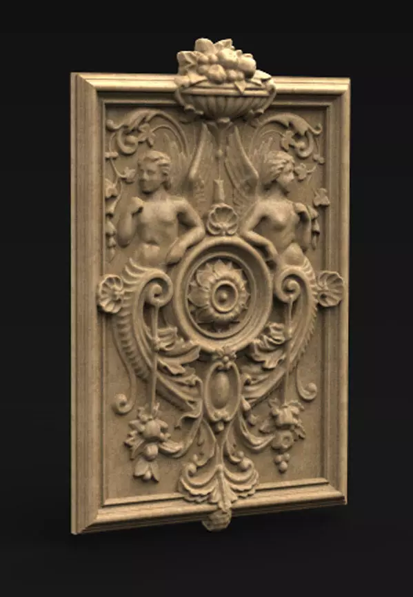 Decorative marble 2   3D model 3D print model_0