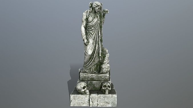statue 5 aphrodite Low-poly 3D model