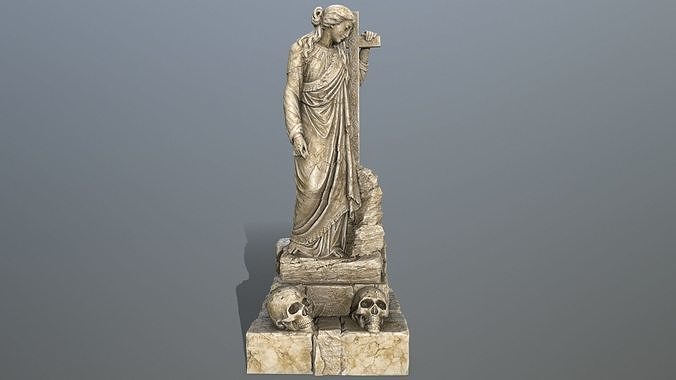 statue 5 aphrodite Low-poly 3D model