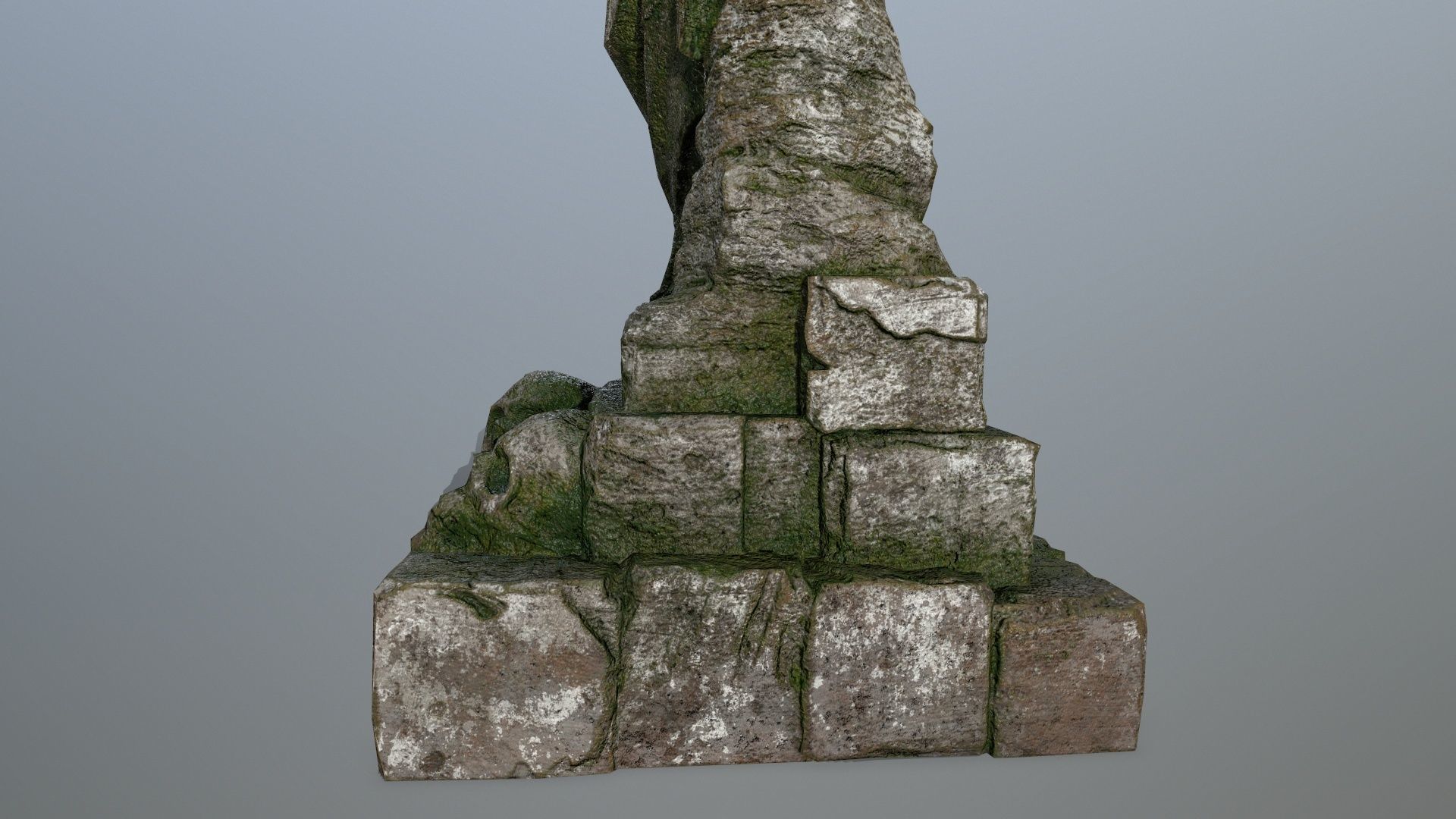 statue 5 Low-poly 3D model_11