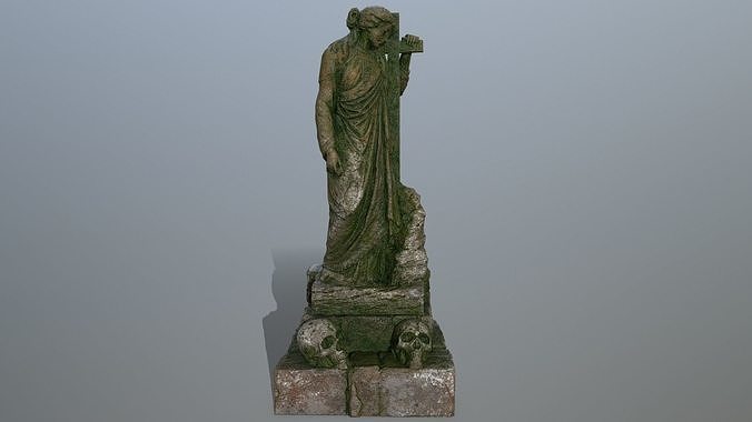 statue 5 Low-poly 3D model