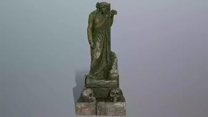 statue 5 Low-poly 3D model