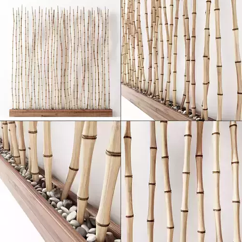 Bamboo thin branch decor n1