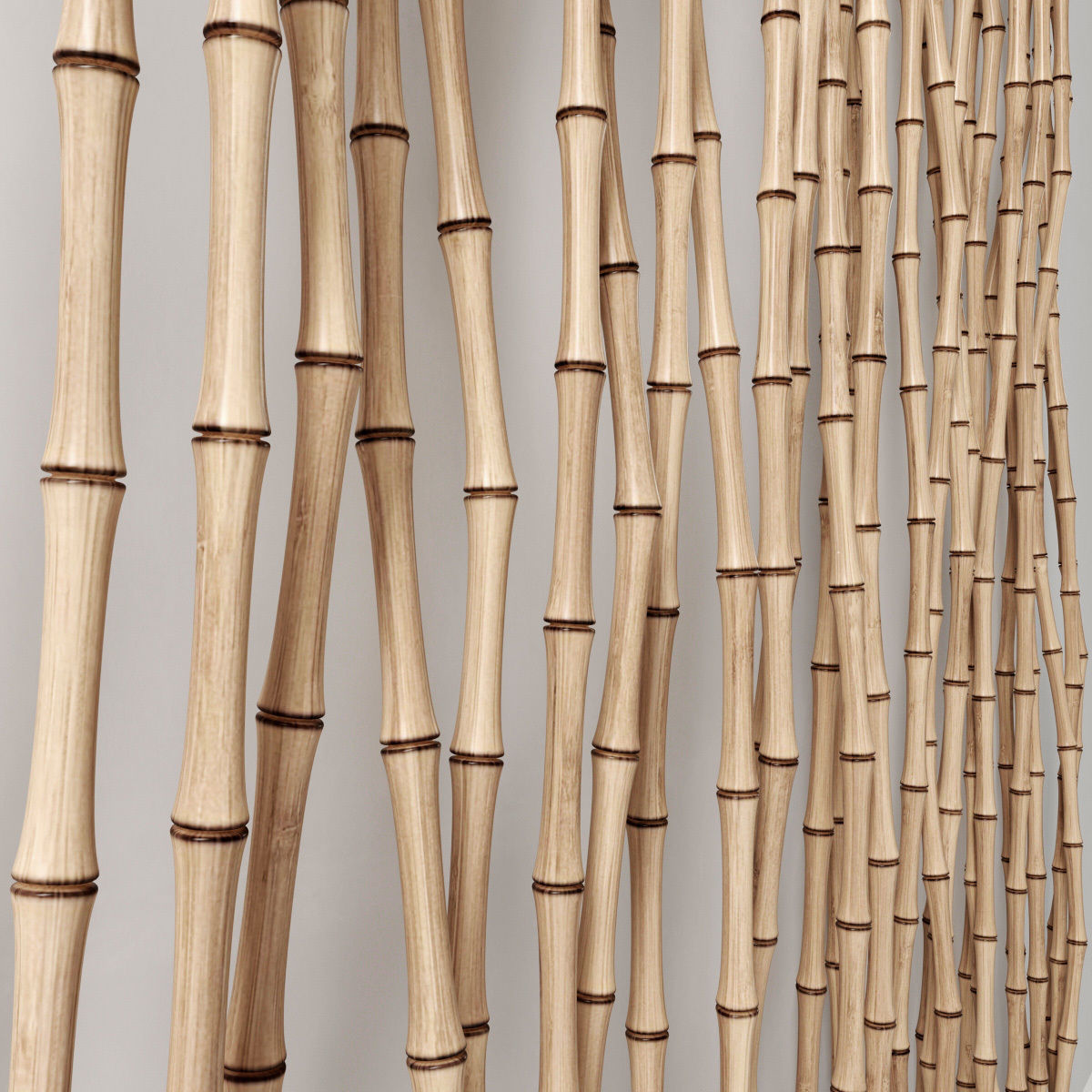 Bamboo thin branch decor n1 3D model_4