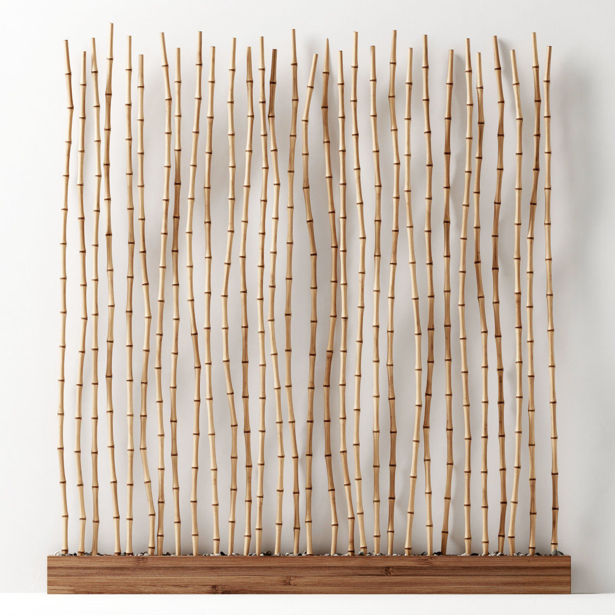Bamboo thin branch decor n1 3D model_1