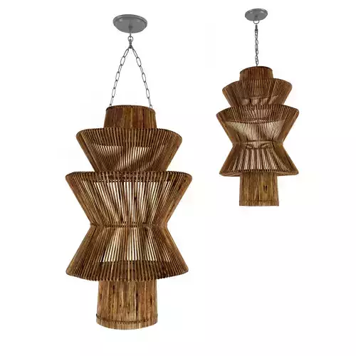 bamboo lamp 31 3D model