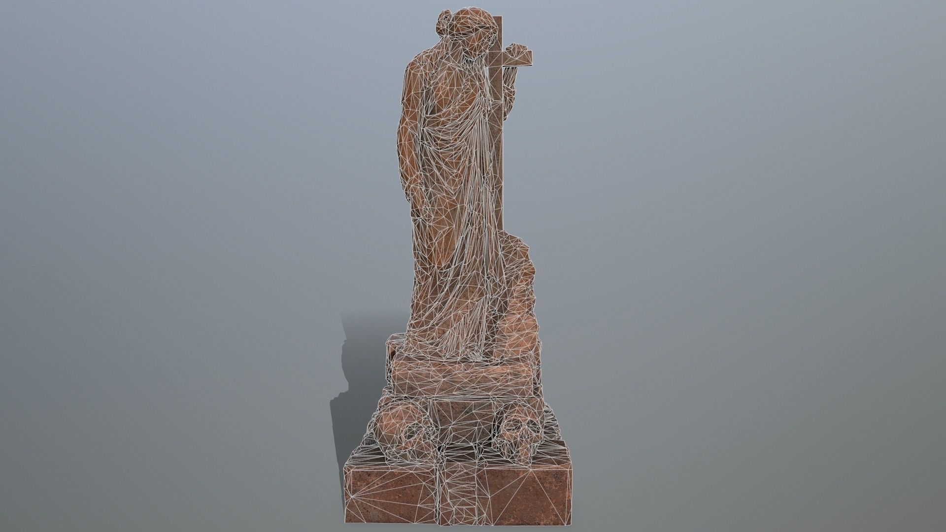 statue 5 aphrodite Low-poly 3D model_15