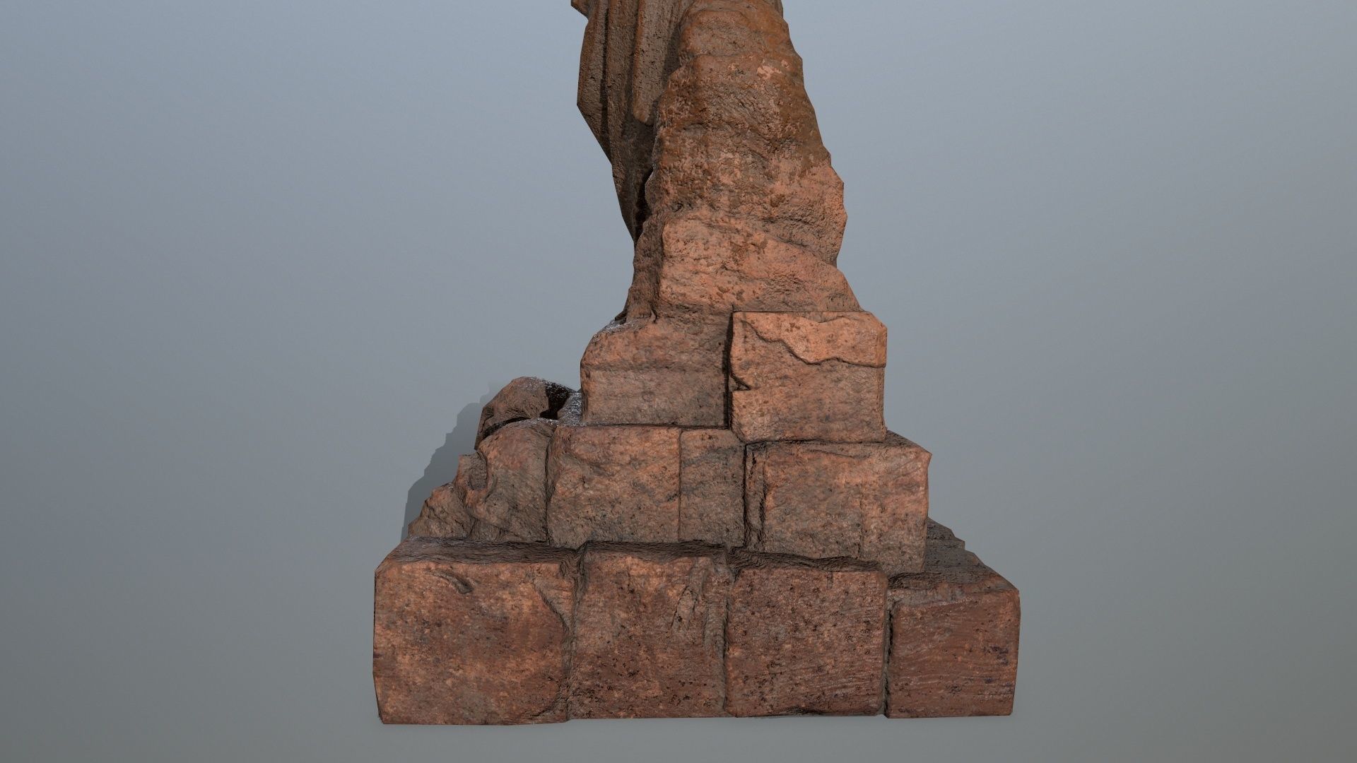 statue 5 aphrodite Low-poly 3D model_11