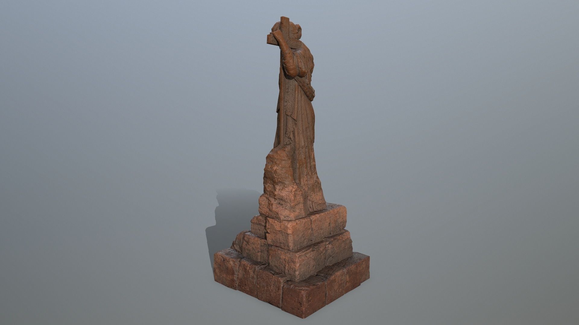 statue 5 aphrodite Low-poly 3D model_5