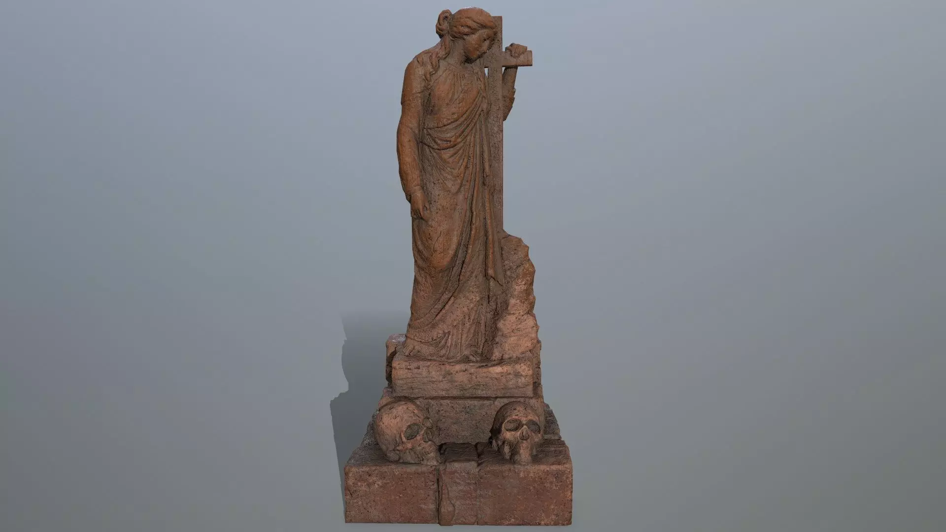 statue 5 aphrodite Low-poly 3D model_0