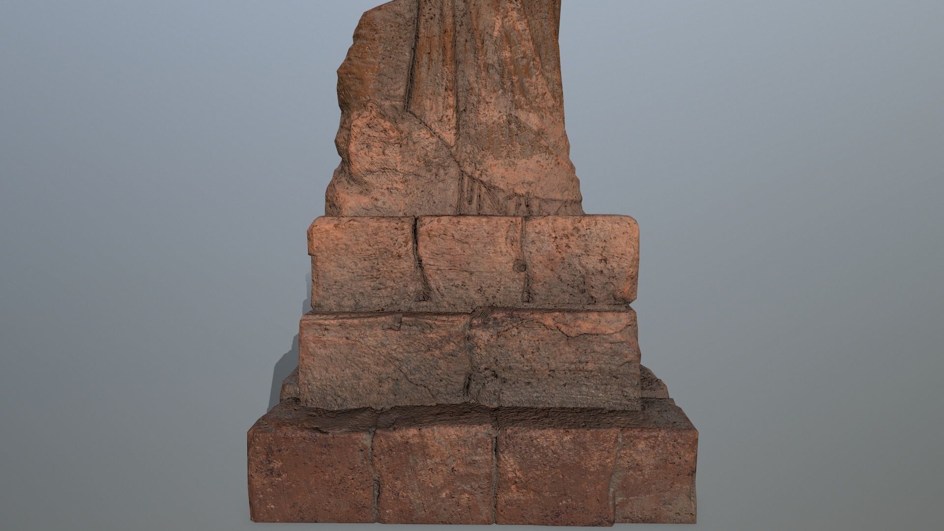 statue 5 aphrodite Low-poly 3D model_10