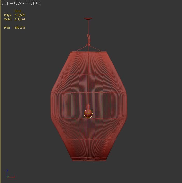 bamboo lamp 32 3D model_2