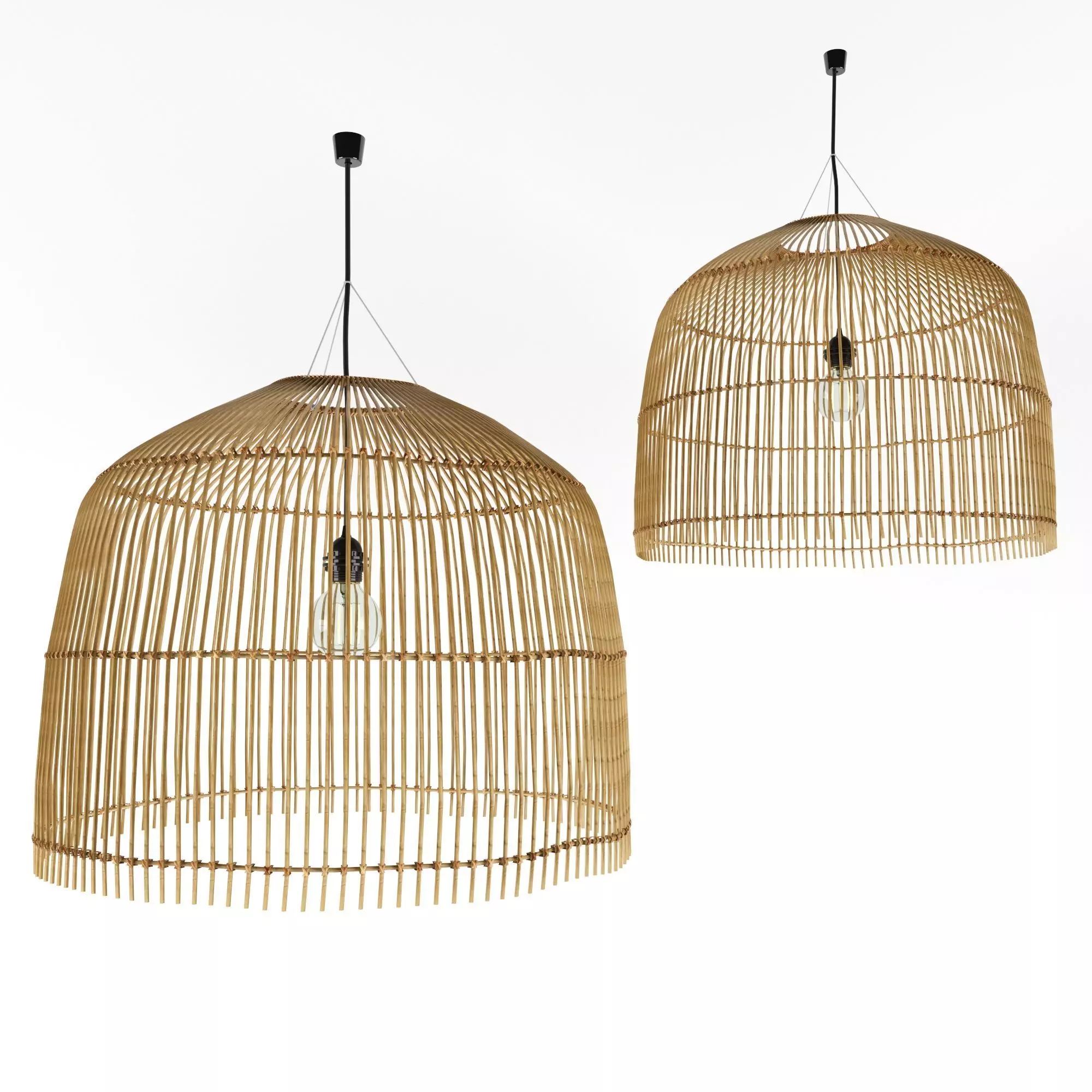 bamboo lamp 34 3D model_0