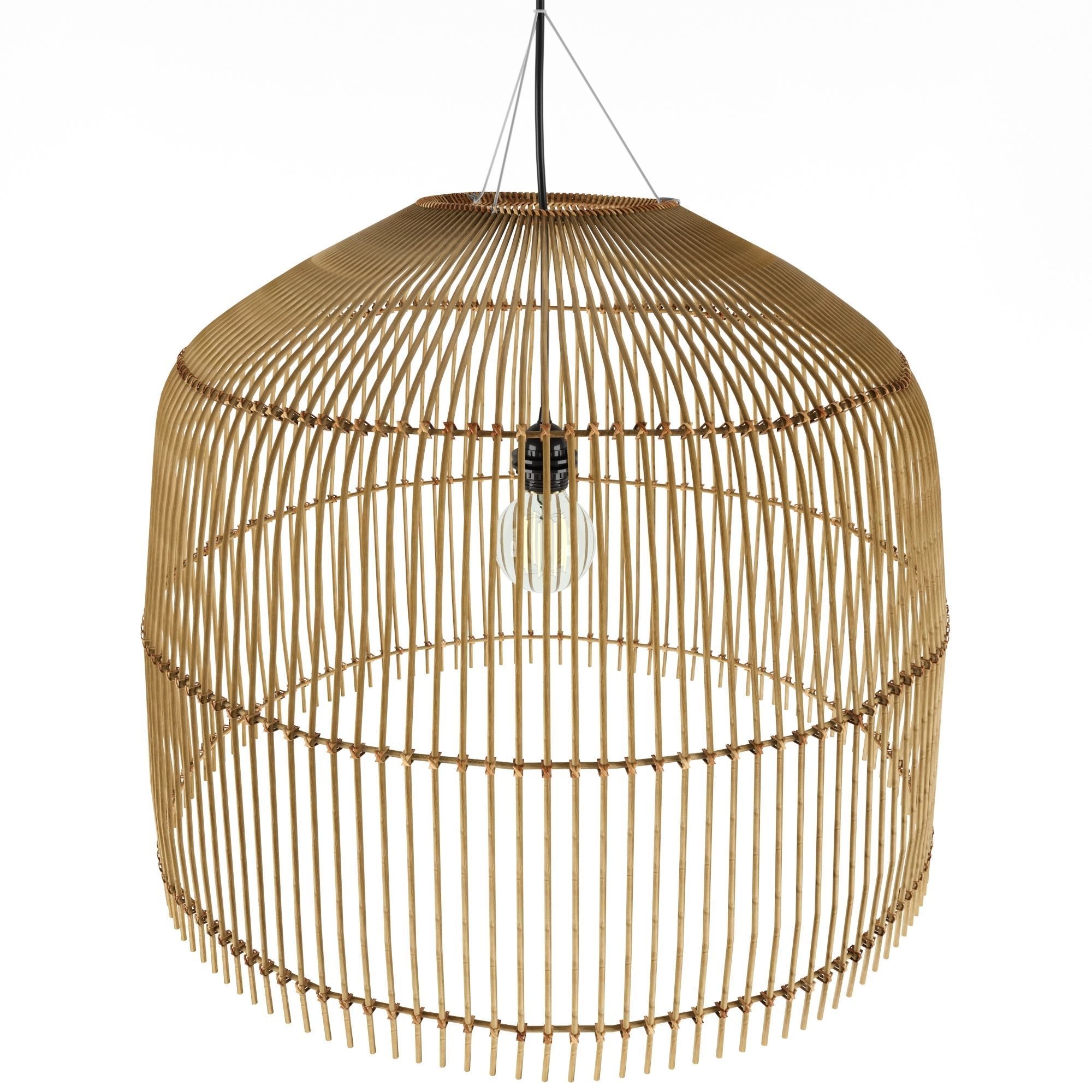 bamboo lamp 34 3D model_1