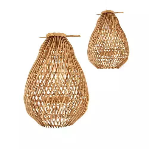 bamboo lamp 36 3D model