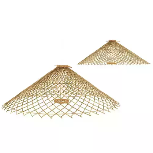 bamboo lamp 38 3D model