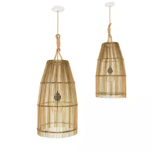bamboo lamp 39 3D model