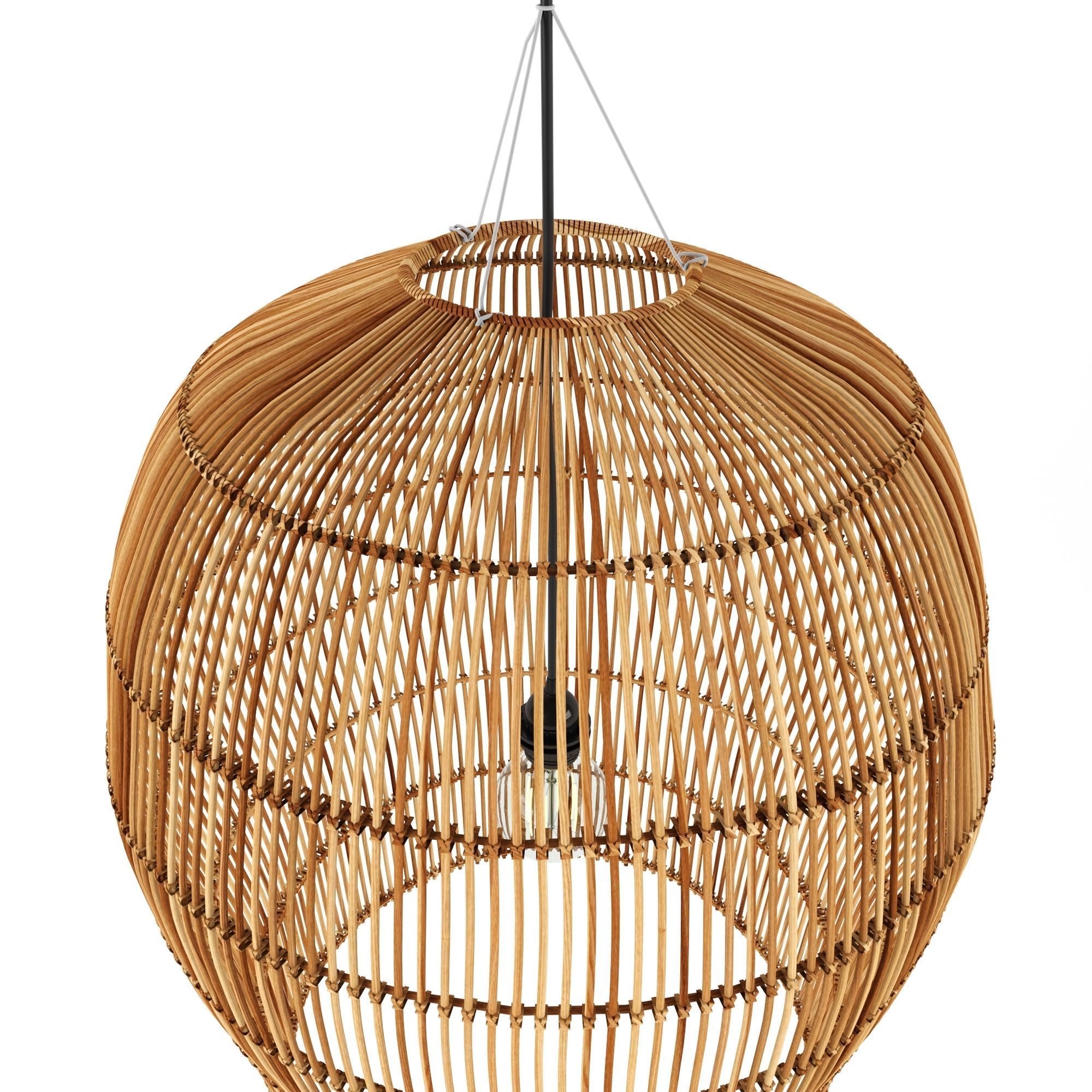 bamboo lamp 40 3D model_1