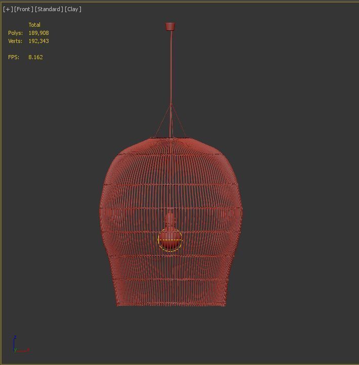 bamboo lamp 40 3D model_2