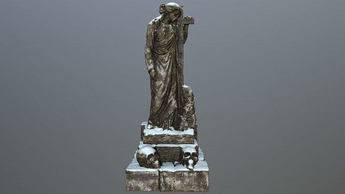 statue 5 Low-poly 3D model