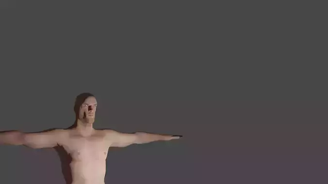 3D OBJ Character man