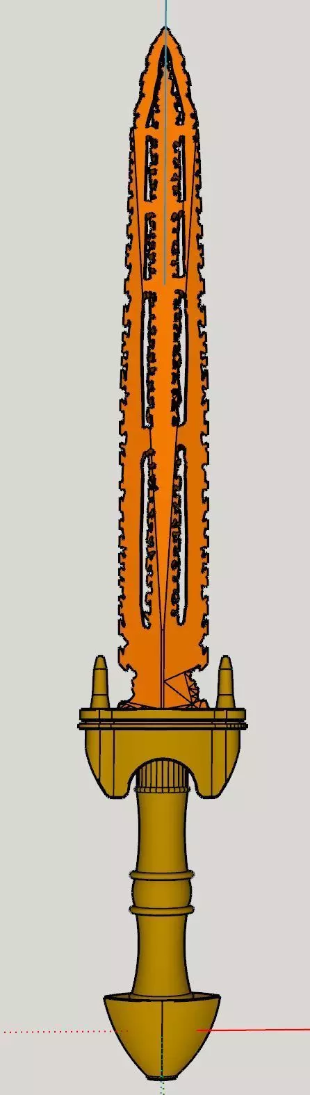 Chronicles Of Riddick Knife 3D print model_0