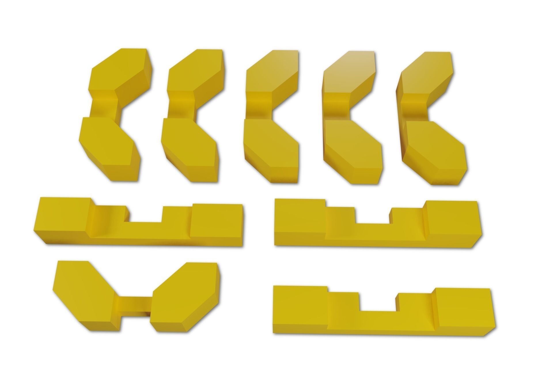 Kongming 209 Interlocking Burr Puzzle 3D print model_8