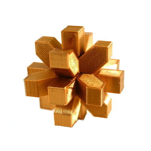 Kongming 209 Interlocking Burr Puzzle 3D print model
