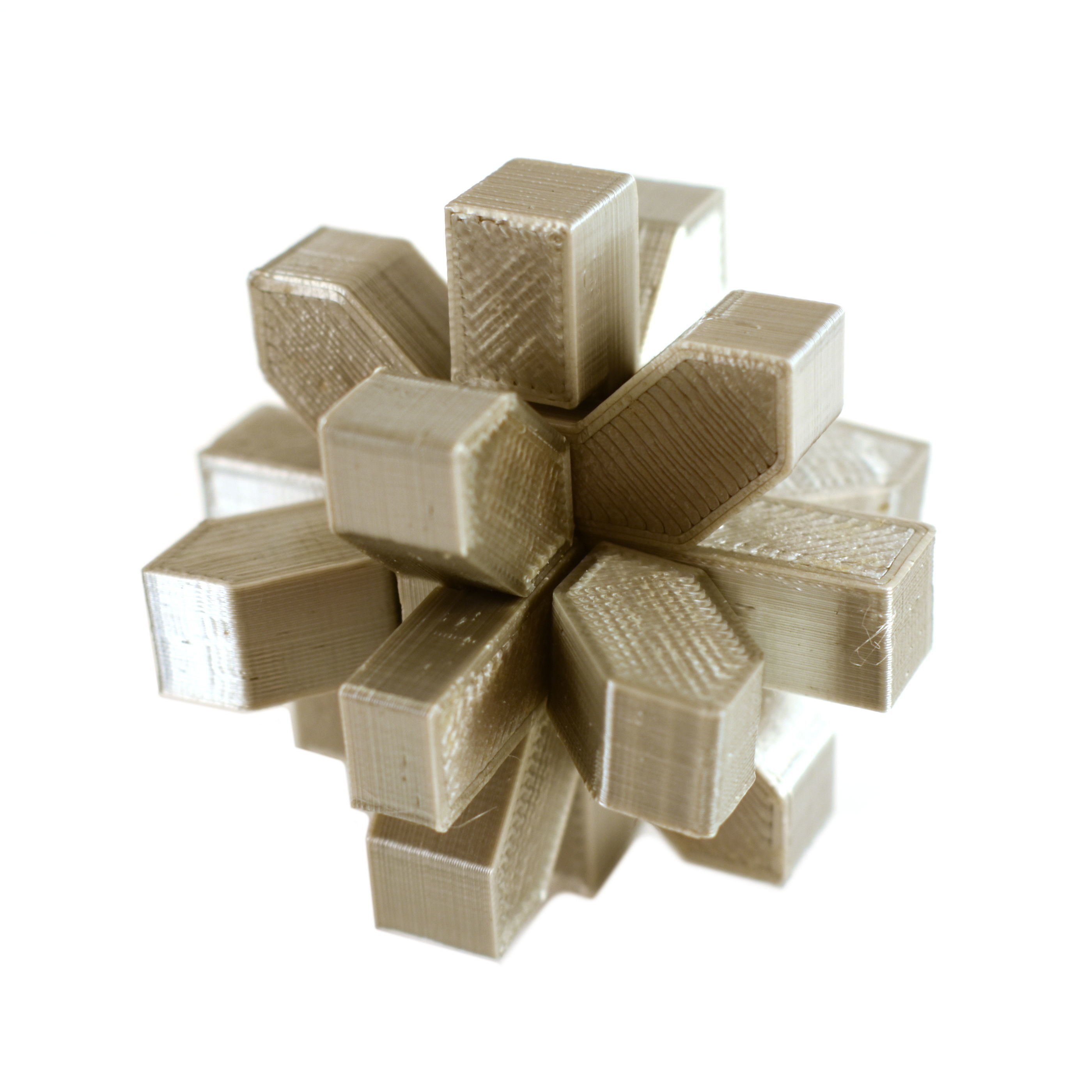 Kongming 209 Interlocking Burr Puzzle 3D print model_5