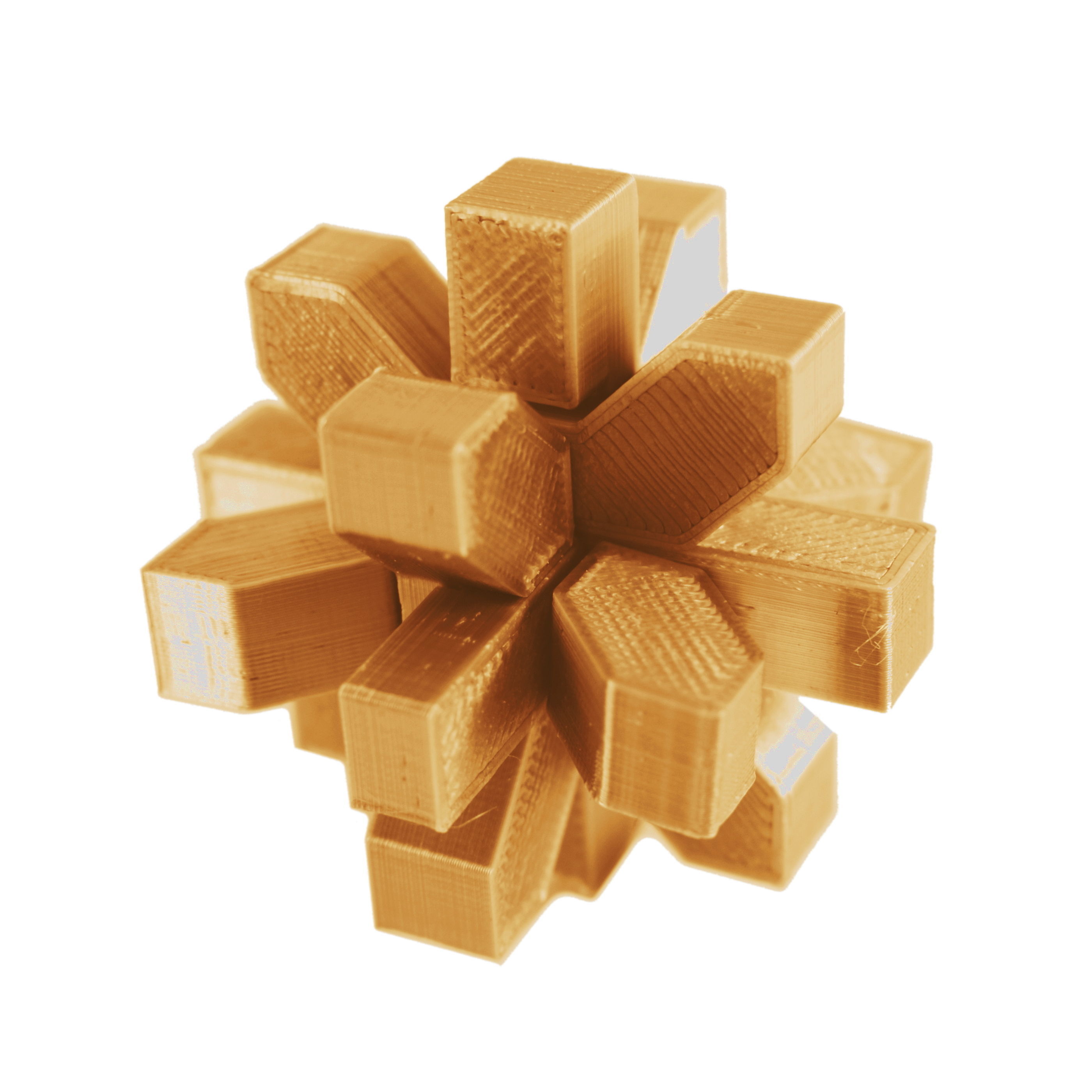 Kongming 209 Interlocking Burr Puzzle 3D print model_6