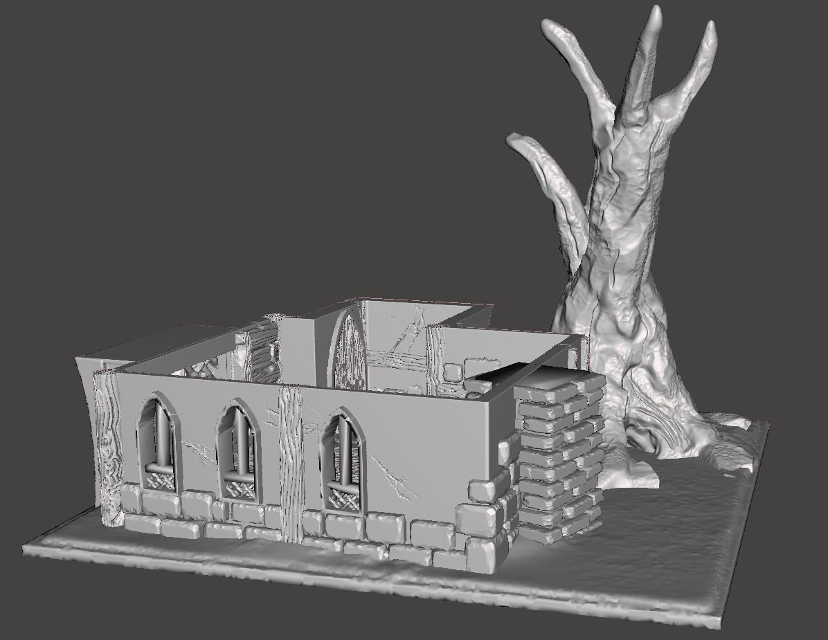 The Old Oak Nook 3D print model_3