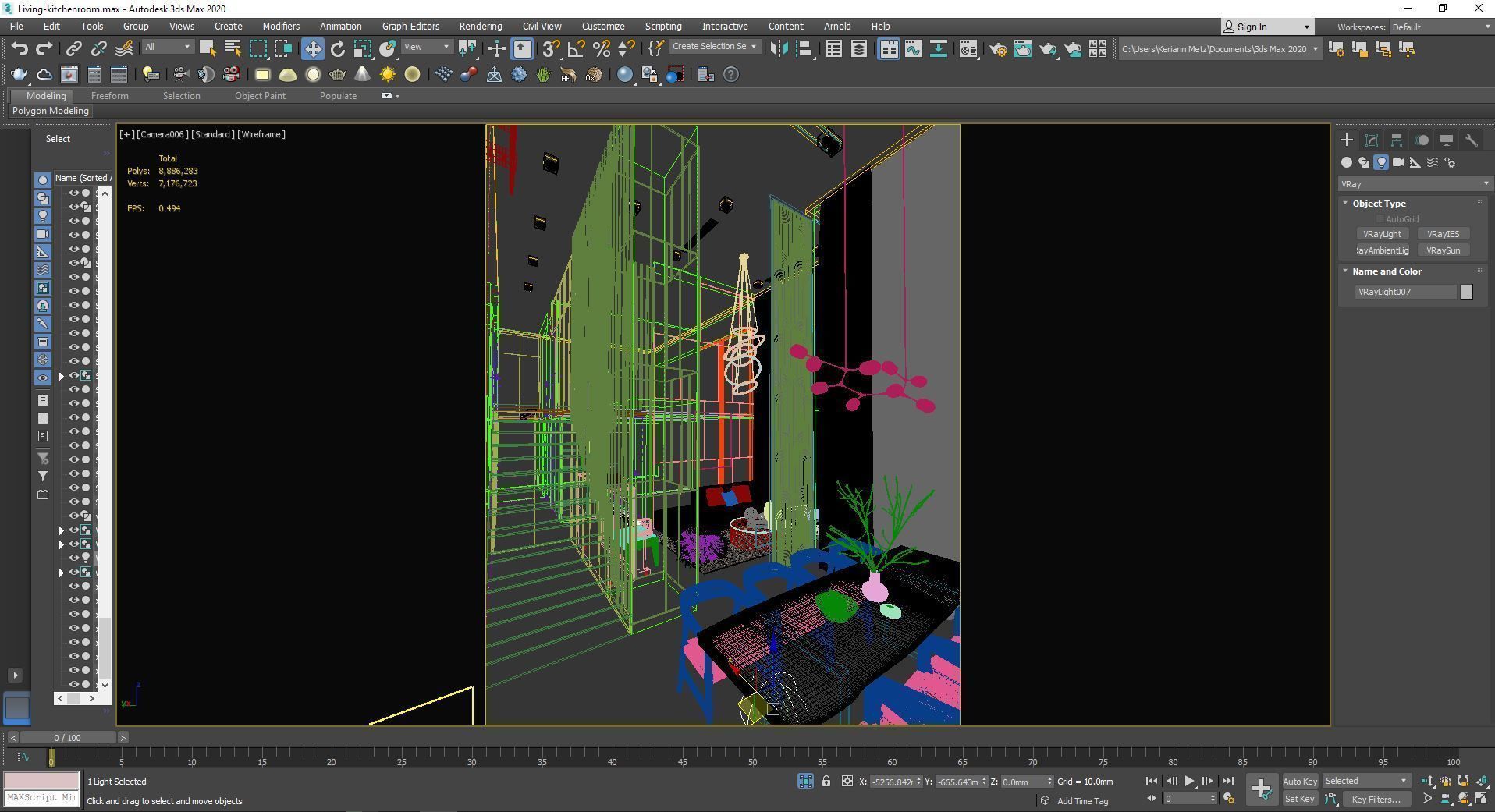 Modern home 3D model_1