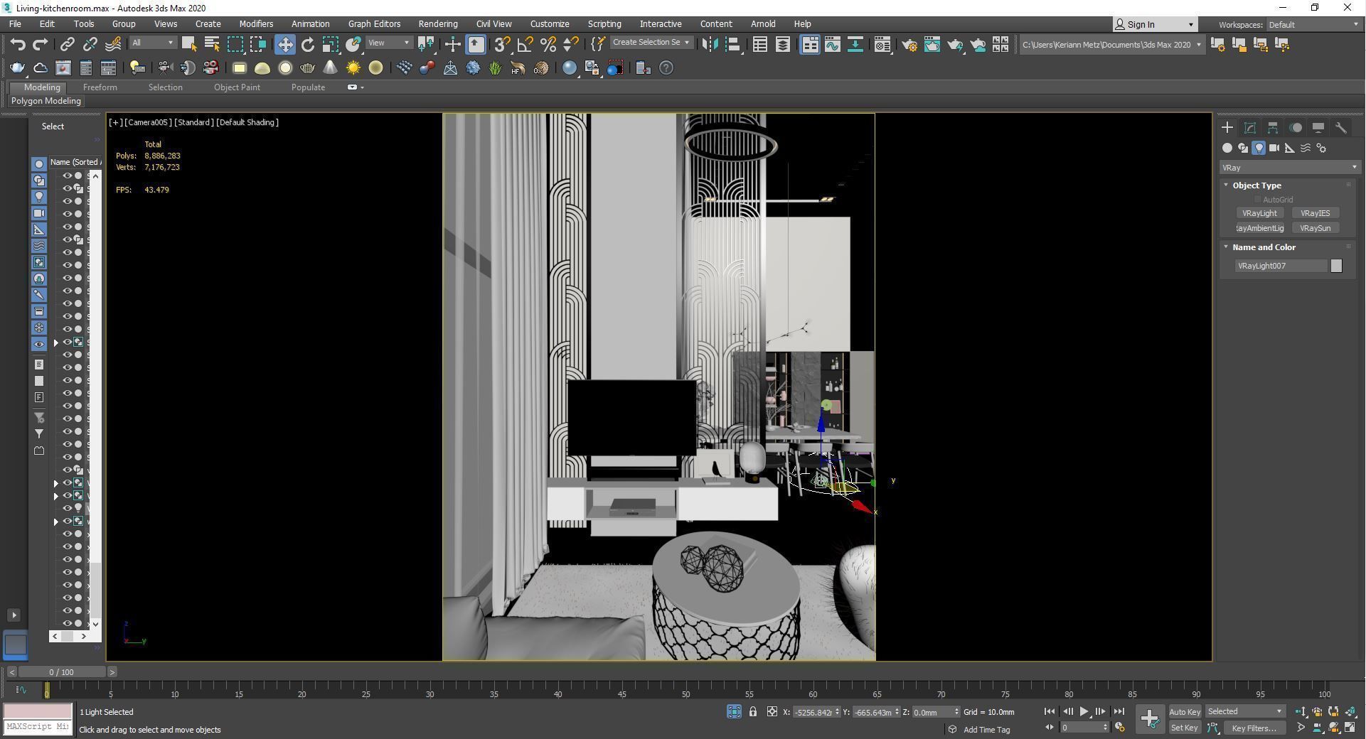 Modern home 3D model_8