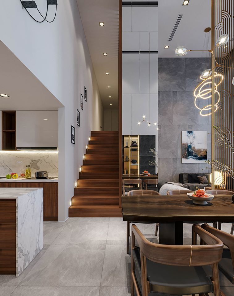 Modern home 3D model_7