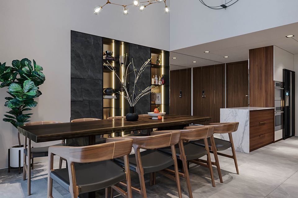 Modern home 3D model_2